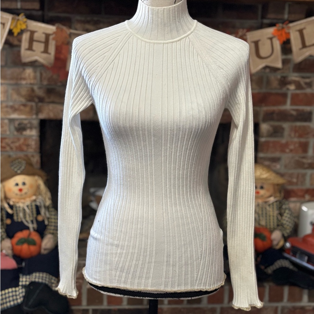 Ramy Brook Ribbed Knit Turtleneck Top